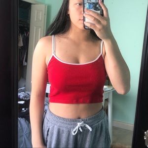 Brandy Melville Red Tank Top